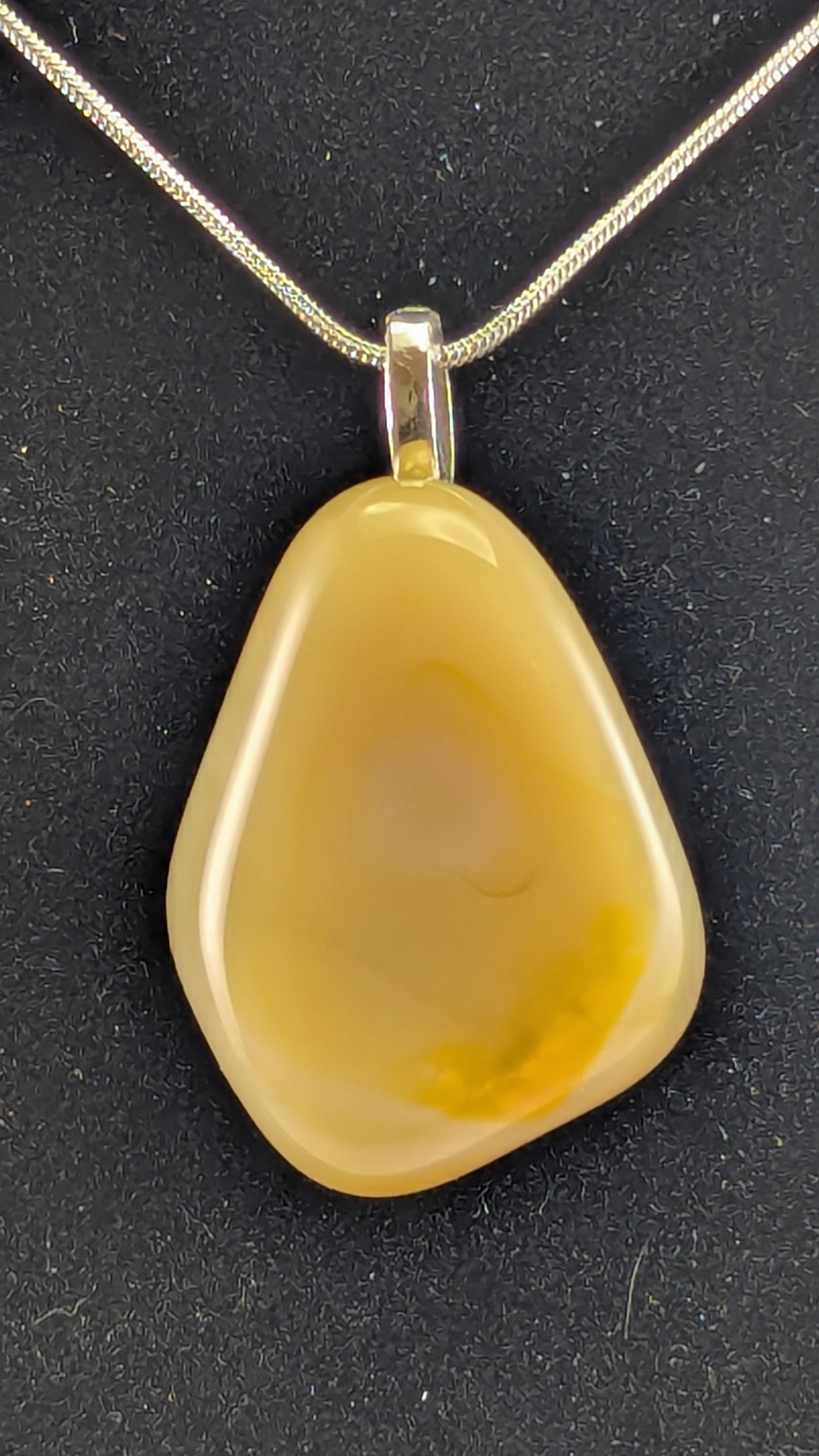 Milky Agate Pendant