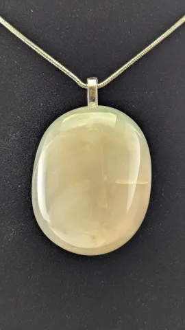 Balanced Earth-Tone Botswana Agate Pendant Necklace