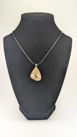 Golden Iron Quartz Pendant