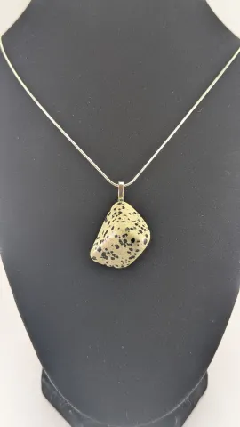 Dalmatian Stone Pendant