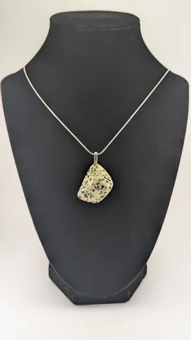 Dalmatian Stone Pendant